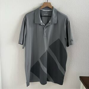 Adidas Golf Gray Polo with Statement Logo XL